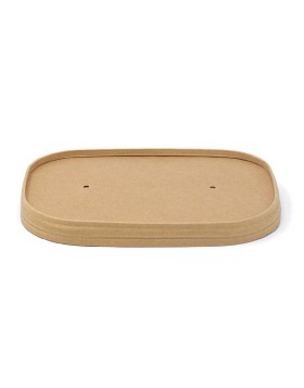 Bundle: Καπάκι kraft ορθογώνιο για σκεύη 650/750/1000ml 300 τεμ