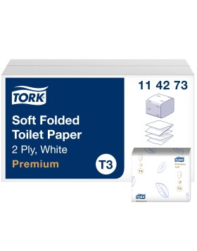 Tork Soft Premium χαρτί υγείας σε φύλλα 7.560φύλ./κιβ.