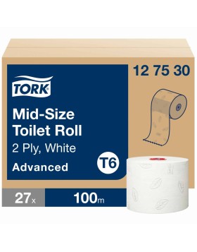 Tork Mid-Size Advanced χαρτί υγείας σε ρολό 100m 27ρολ./κιβ.