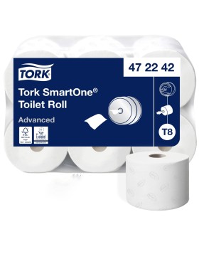 Tork SmartOne χαρτί υγείας σε ρολό 207m 6ρολ/δεμ