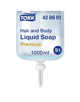Tork Shower Cream 2in1 σαμπουάν και αφρόλουτρο 1L