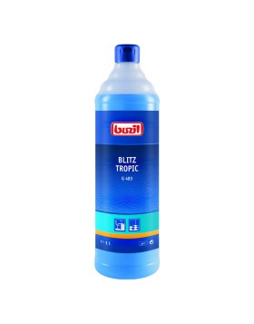 Buzil Blitz Tropic G483 αλκοολούχο καθαριστικό γενικής χρήσης με άρωμα τροπικών φρούτων