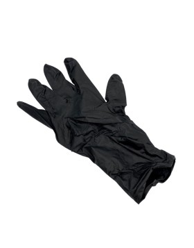 Γάντια νιτριλίου μια χρήσης μαύρα 100τεμ