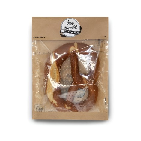 Weber συσκευασία σνακ kraft Loc Bag Razor 17×24,5cm (Img 1)