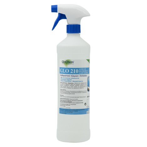 GloChem Glo 210 window cleaner with alcohol and antistatic action. (Img 1)