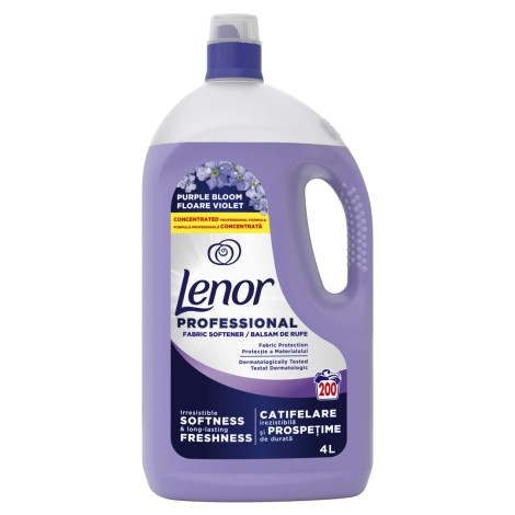 Lenor Professional Purple Bloom Fabric Softener 4L (Img 1)