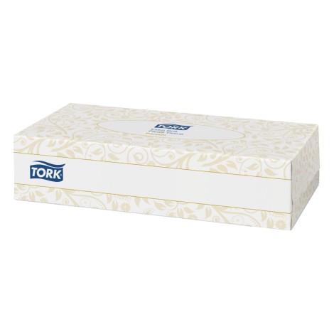 Tork Extra Soft Facial tissues 100 sheets 30 packs/box (Img 1)