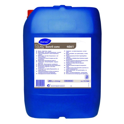 Diversey Clax Sonril conc liquid oxygen bleach 20L (Img 1)
