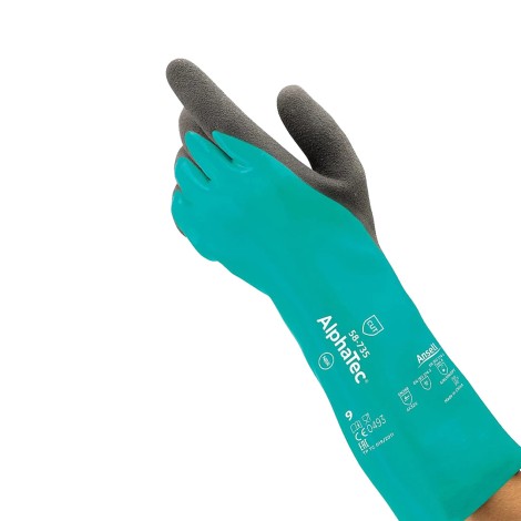 Ansell AlphaTec 58-735 general purpose nitrile gloves 6 pairs (Img 1)