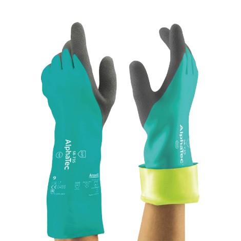 Ansell AlphaTec 58-735 general purpose nitrile gloves 6 pairs (Img 2)