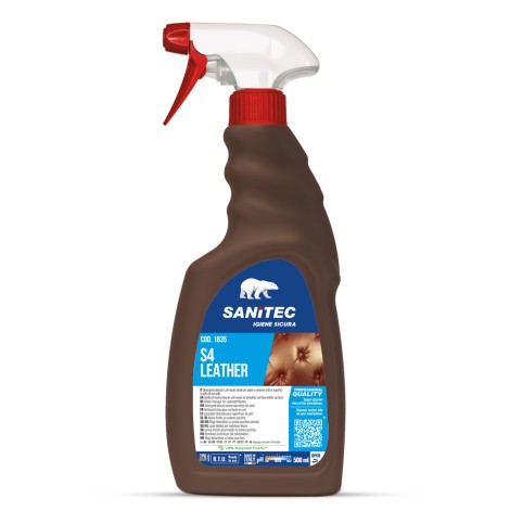 Sanitec S4 Leather cleaner for leather and leatherette 500ml (Img 1)