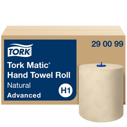 Tork Matic Natural hand towel in roll 150m 6 rolls