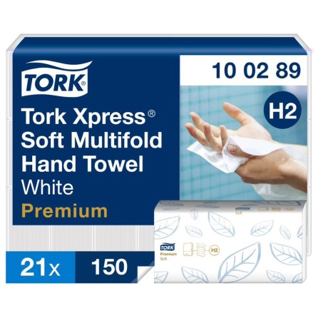 Tork Xpress Soft Multifold hand towel 3.150 sheets