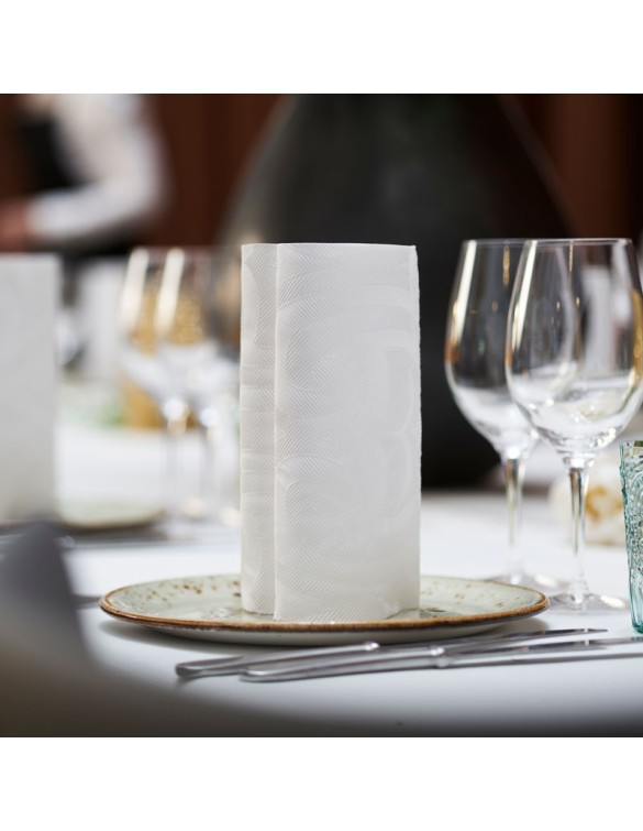 Duni Elegance Lily napkin with embossed surface Airlaid 40x40cm 40 pcs 240 pcs/box