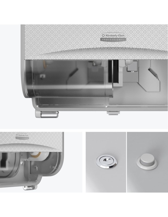 Kimberly-Clark ICON dual toilet paper dispenser