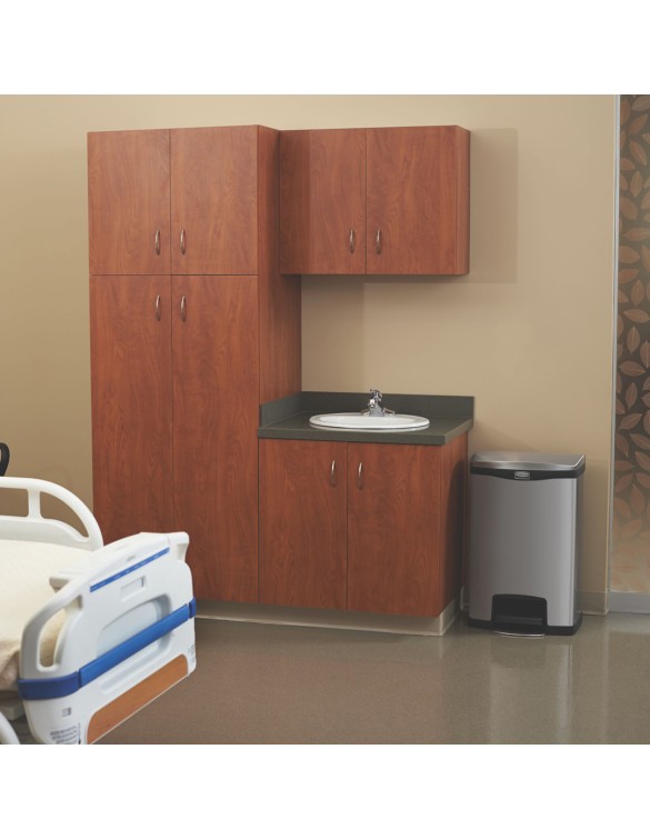 Rubbermaid Slim Jim Step-On Front-Step κάδος απορριμμάτων με πεντάλ 50L